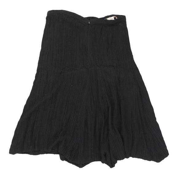Vintage black Cavalli Class Midi Skirt - womens 28" waist