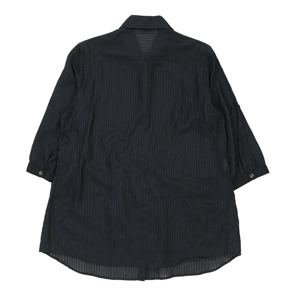 Vintage black Perte Krizia Shirt - womens large