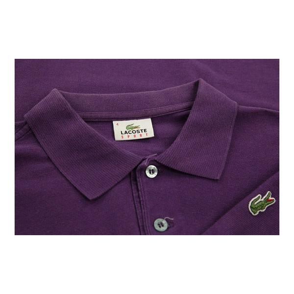 Vintagepurple Lacoste Polo Shirt - mens medium