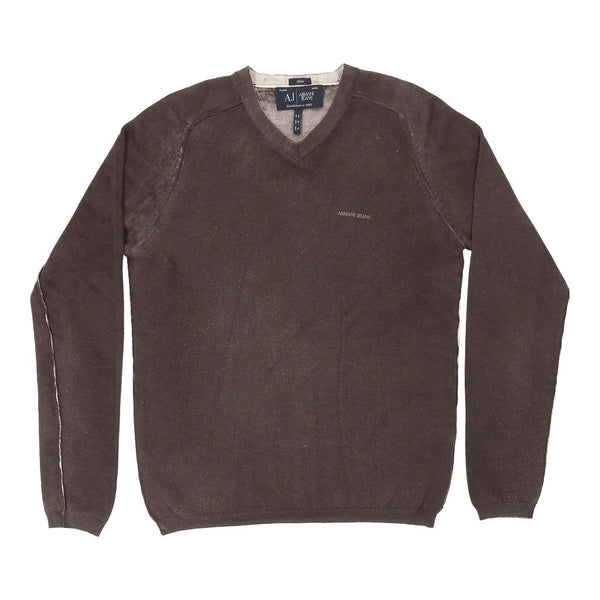 Vintagebrown Armani Jeans Jumper - mens medium