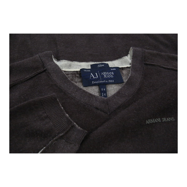 Vintagebrown Armani Jeans Jumper - mens medium