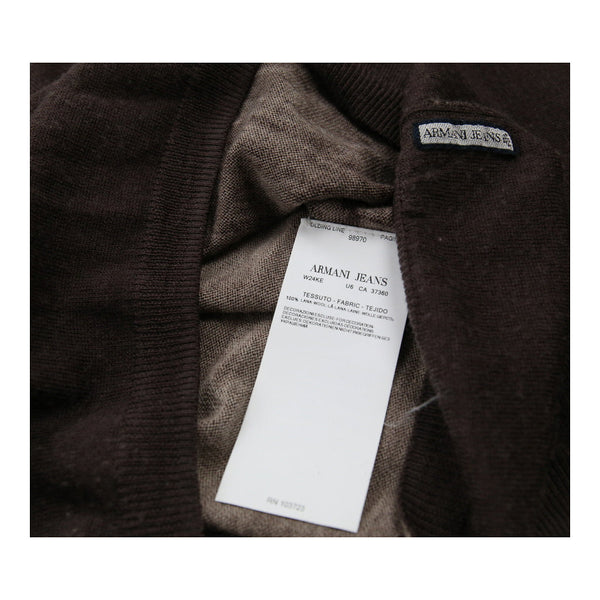 Vintagebrown Armani Jeans Jumper - mens medium