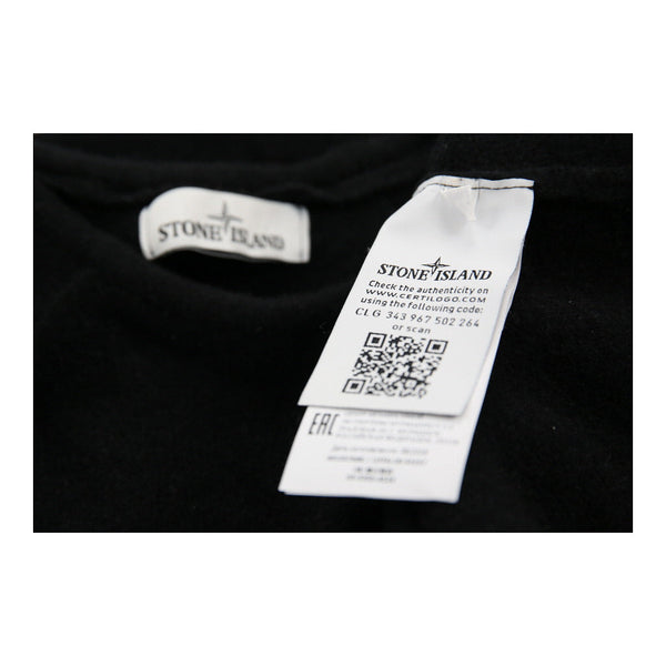 Vintageblack Stone Island Jumper - mens small