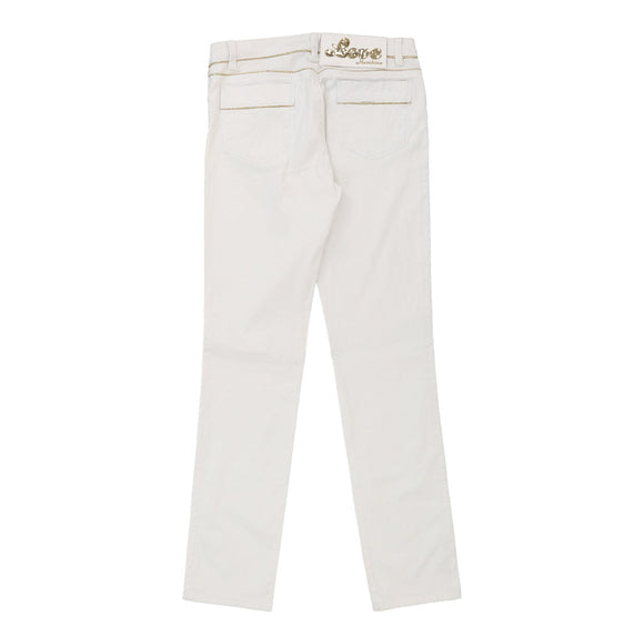 Vintage white Love Moschino Jeans - womens 28" waist