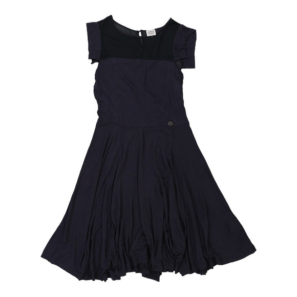 Pre-Loved navy 14-15 Years Armani Dress - girls medium