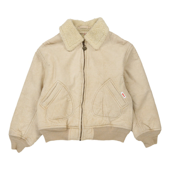 Vintage beige 12 Years. Moschino Sheepskin Jacket - boys medium