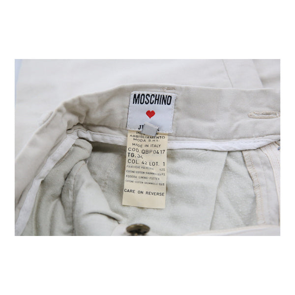 Vintage beige 12 Years Moschino Jeans Trousers - girls small