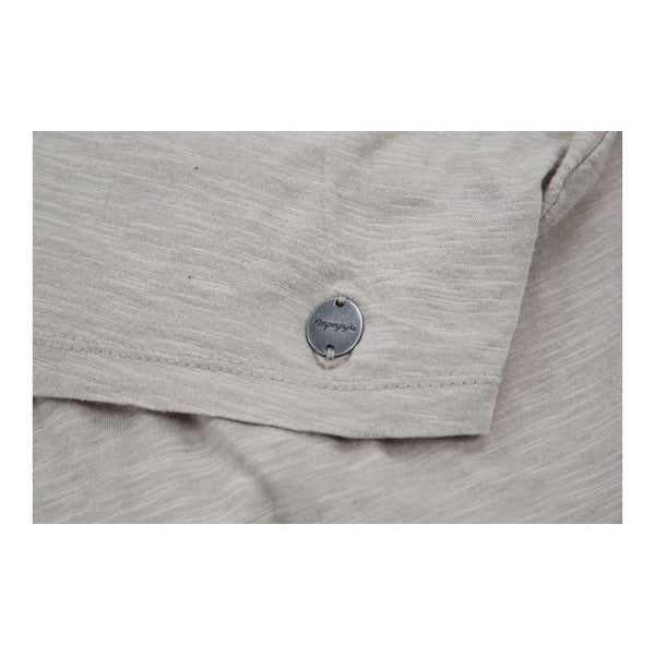 Vintagebeige Napapijri Long Sleeve Polo Shirt - womens x-large