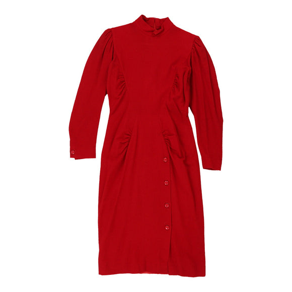 Vintage red Luisa Spagnoli Midi Dress - womens medium
