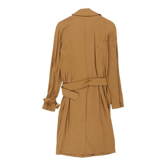 Vintage beige Versace V2 Classic Trench Coat - womens small