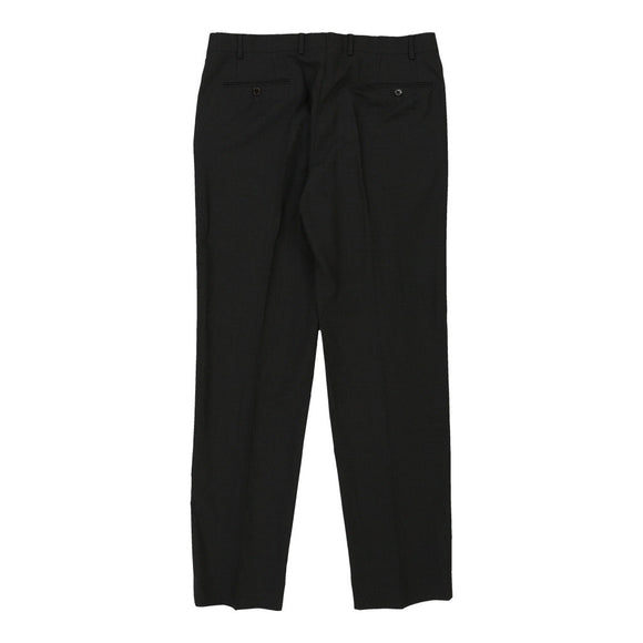 Vintage black Collezioni Armani Trousers - mens 35" waist