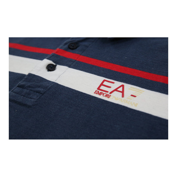 Vintage navy Ea7 Polo Shirt - mens x-large
