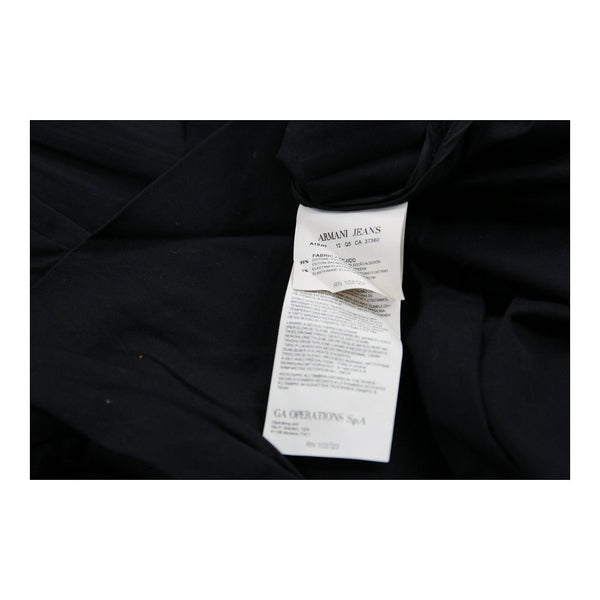 Vintage black Armani Jeans Midi Dress - womens x-small