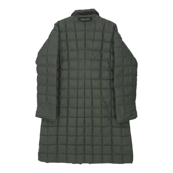 Vintage Armani Coat - Large Green Polyester coat Armani   