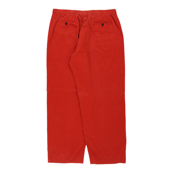 Vintagered Giorgio Armani Cord Trousers - mens 36" waist