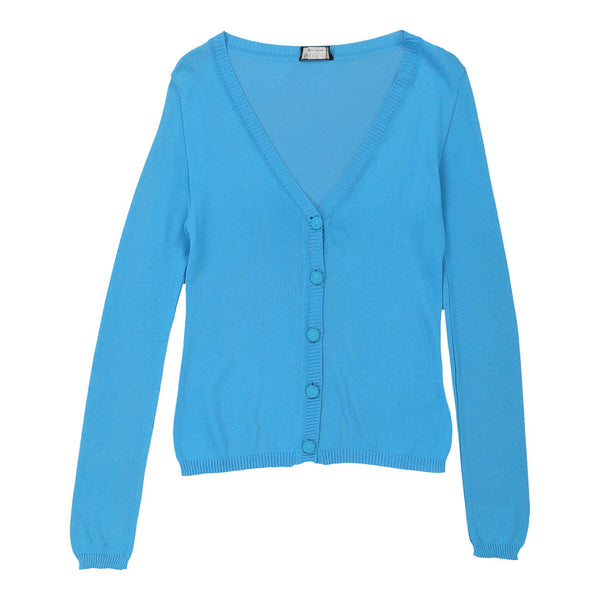 Vintageblue Versus By Versace Cardigan - womens large