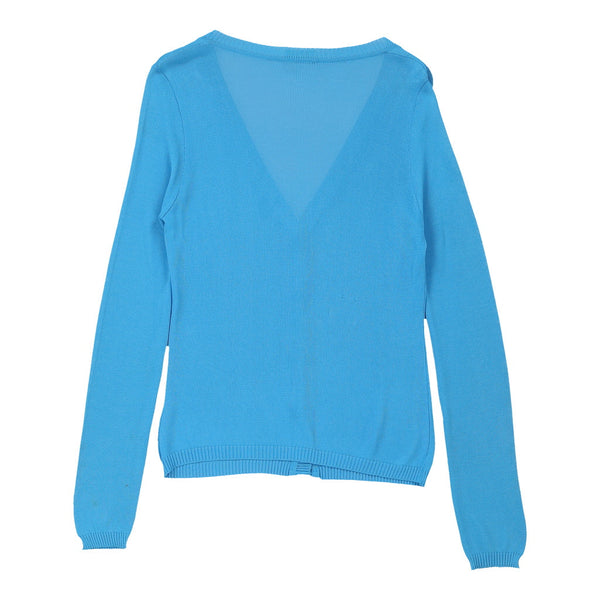 Vintageblue Versus By Versace Cardigan - womens large