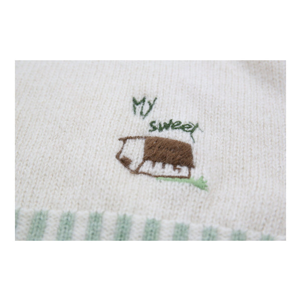 Vintagecream Benetton Jumper - womens medium