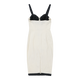 Vintagewhite Versace Bodycon Dress - womens x-small