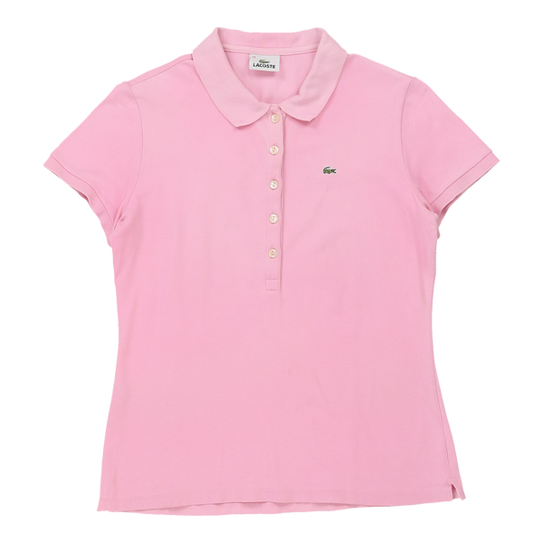 Vintagepink Lacoste Polo Shirt - womens large