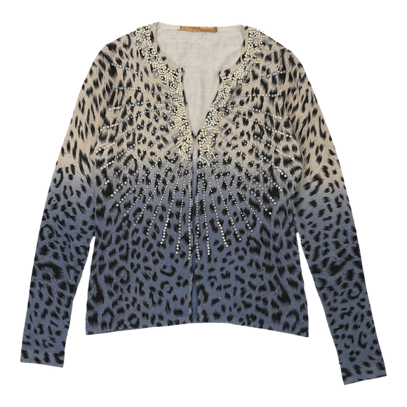 Vintageblue Roberto Cavalli Zip Up - womens medium