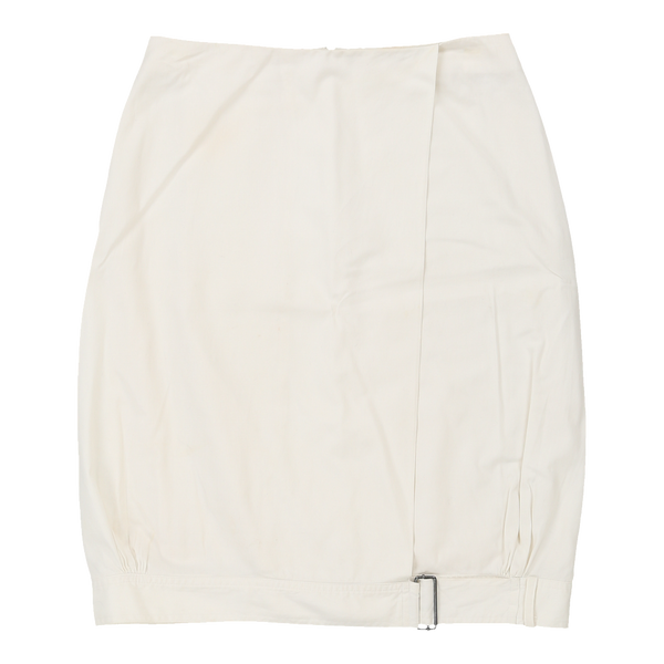 Vintagewhite Dries Van Noten Pencil Skirt - womens 30" waist
