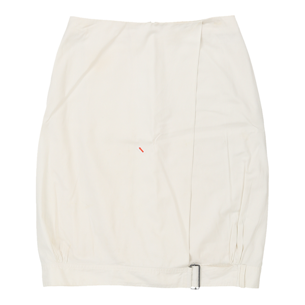 Vintagewhite Dries Van Noten Pencil Skirt - womens 30" waist