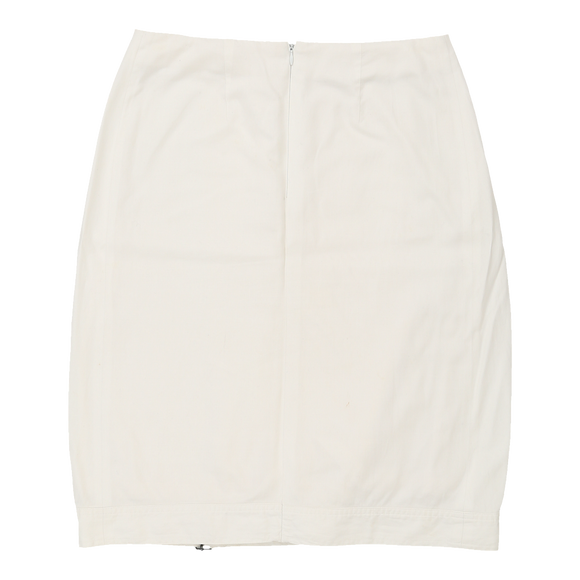 Vintagewhite Dries Van Noten Pencil Skirt - womens 30" waist