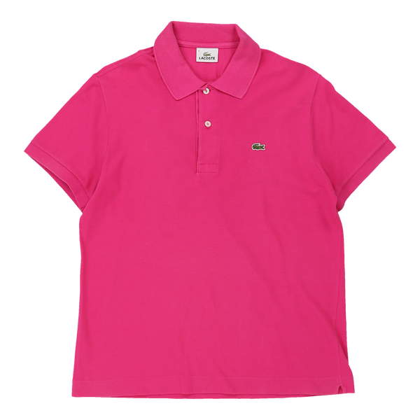 Vintagepink Lacoste Polo Shirt - mens medium