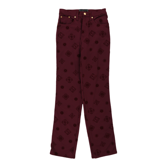 Vintageburgundy Roccobarocco Trousers - womens 28" waist