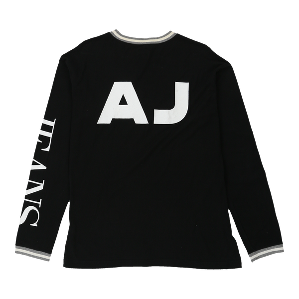 Vintageblack Armani Jeans Long Sleeve T-Shirt - womens small