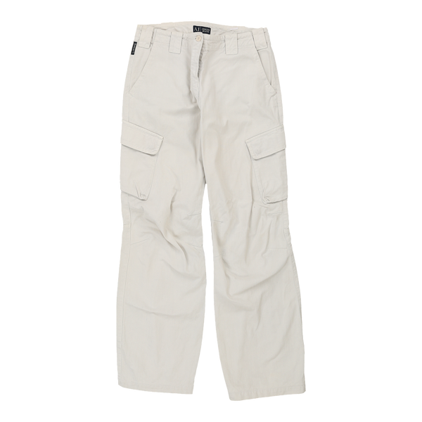 Vintagewhite Armani Jeans Cargo Trousers - womens 30" waist