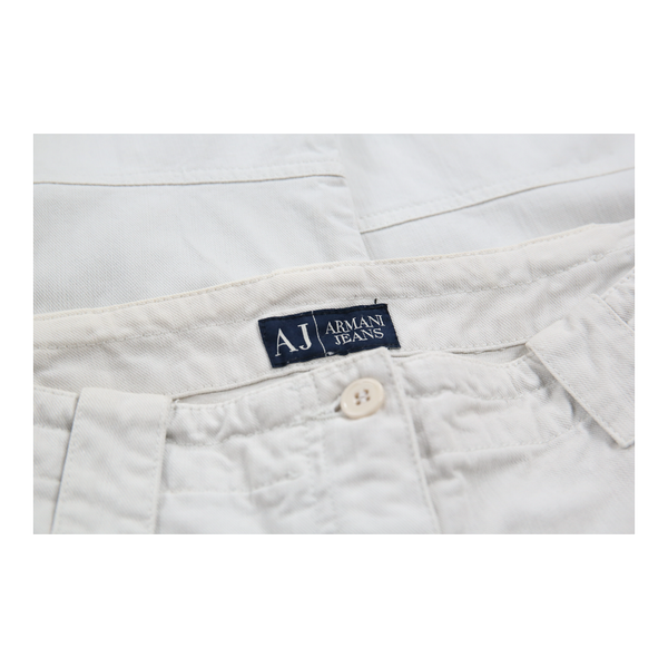 Vintagewhite Armani Jeans Cargo Trousers - womens 30" waist