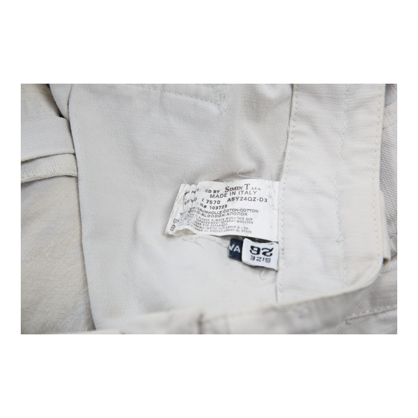 Vintagewhite Armani Jeans Cargo Trousers - womens 30" waist
