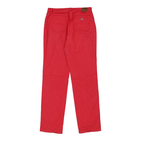 Vintage red Armani Jeans - mens 32" waist