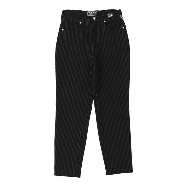 Vintageblack Versace Jeans Couture Trousers - womens 28" waist