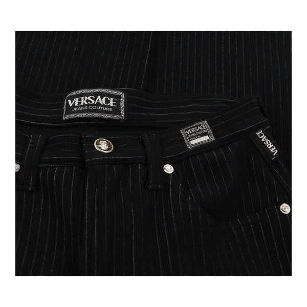 Vintageblack Versace Jeans Couture Trousers - womens 28" waist