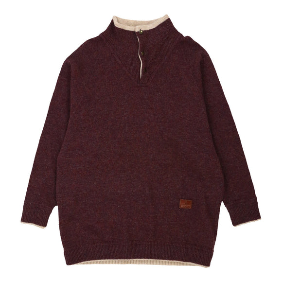 Vintageburgundy Trussardi Jumper - mens large