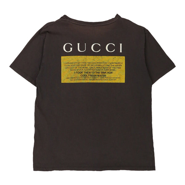 Vintagegrey Black Cat Gucci T-Shirt - womens large
