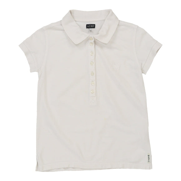 Vintagewhite Armani Jeans Polo Shirt - womens small