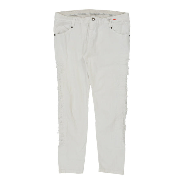 Vintage white Ermanno Scervino Jeans - womens 32" waist