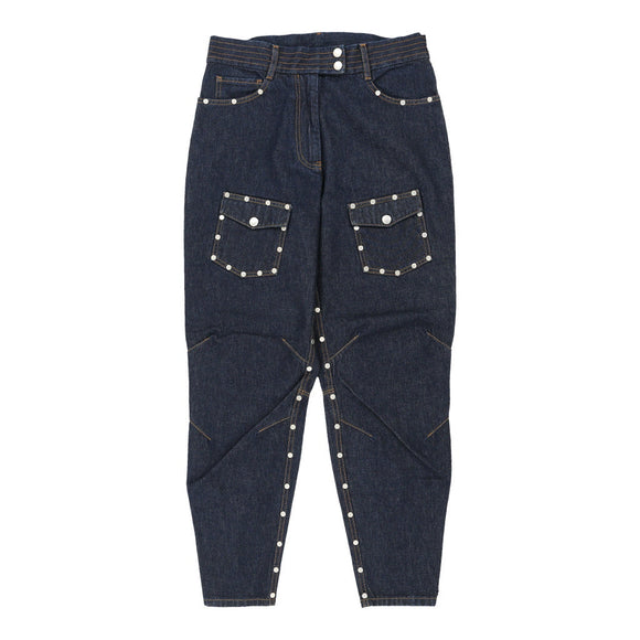 Vintage blue Dries Van Noten Jeans - womens 33" waist