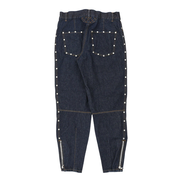 Vintage blue Dries Van Noten Jeans - womens 33" waist