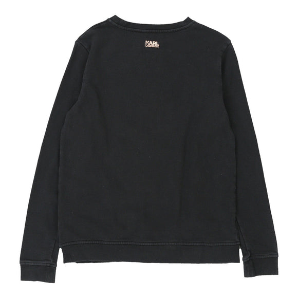 Vintage black Karl Lagerfeld Sweatshirt - womens x-small