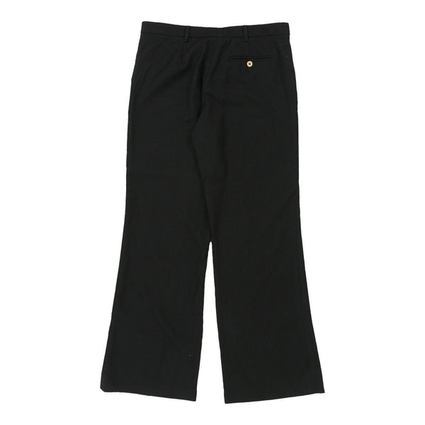 Vintage black Miu Miu Trousers - womens 32" waist