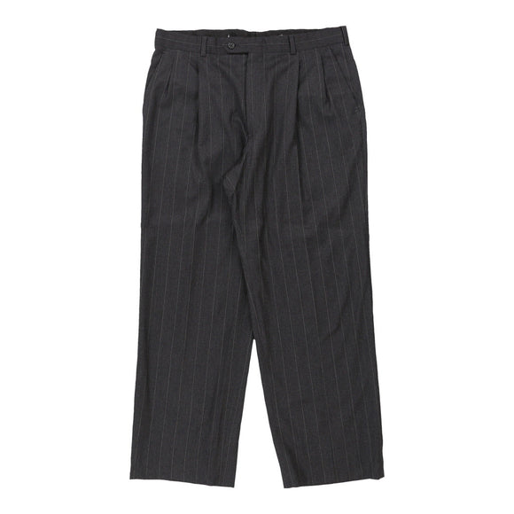 Vintage grey Burberry Trousers - mens 34" waist