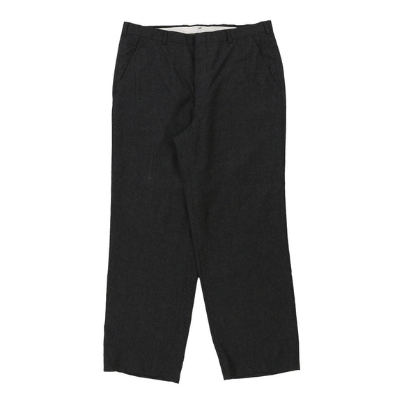 Vintage black Christian Dior Trousers - mens 34" waist