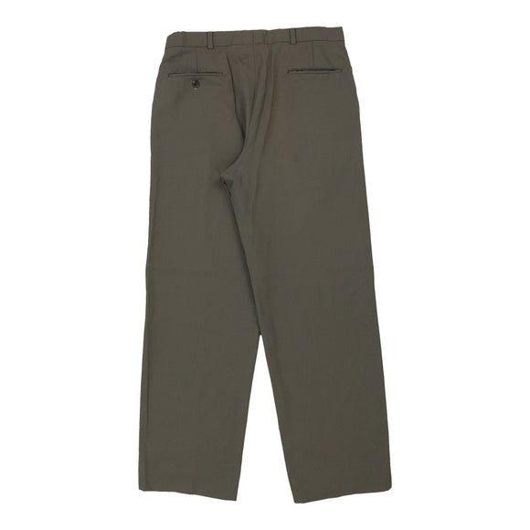 Vintage grey Christian Dior Trousers - mens 34" waist