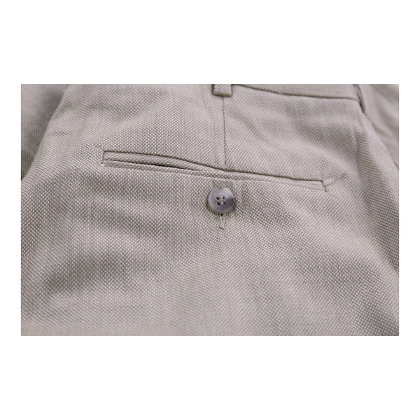 Vintage beige Yves Saint Laurent Trousers - mens 32" waist