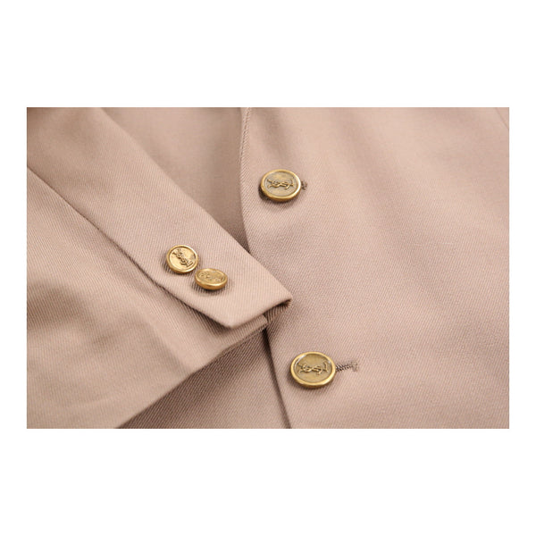 Vintage beige Yves Saint Laurent Blazer - mens large
